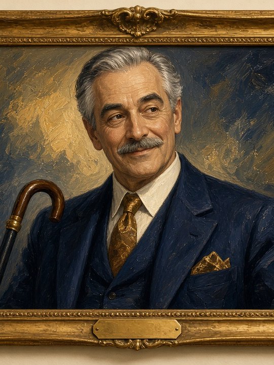 Illustrated portrait of Ambrose, a fictional character